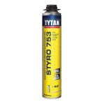   TYTAN PROFESSIONAL Styro 753 O2 pisztolyos PU ragasztóhab habosított polisztirolhoz